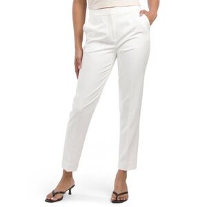 ELIE TAHARI Elegant White Women's Pants